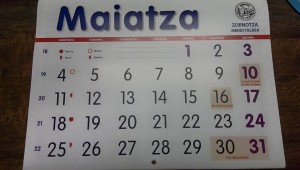 MAIATZEKO IRTEERAK / SALIDAS DE MAYO