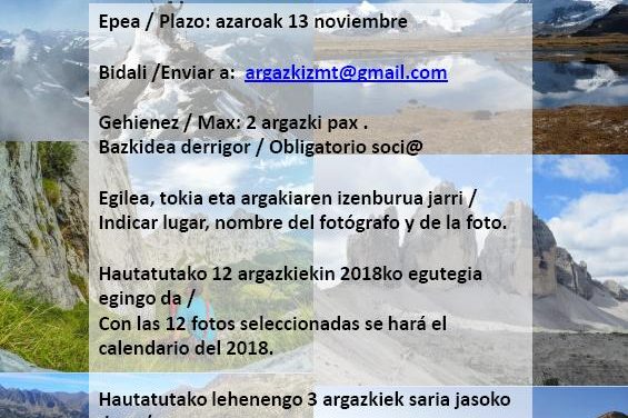 kartela argazki lehiaketa 2017